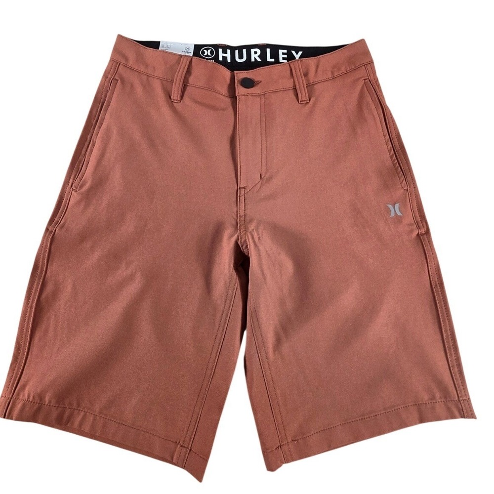 Hurley All Day Hybrid‎ Shorts Size 30 Rust 20" Quick Dry NWT